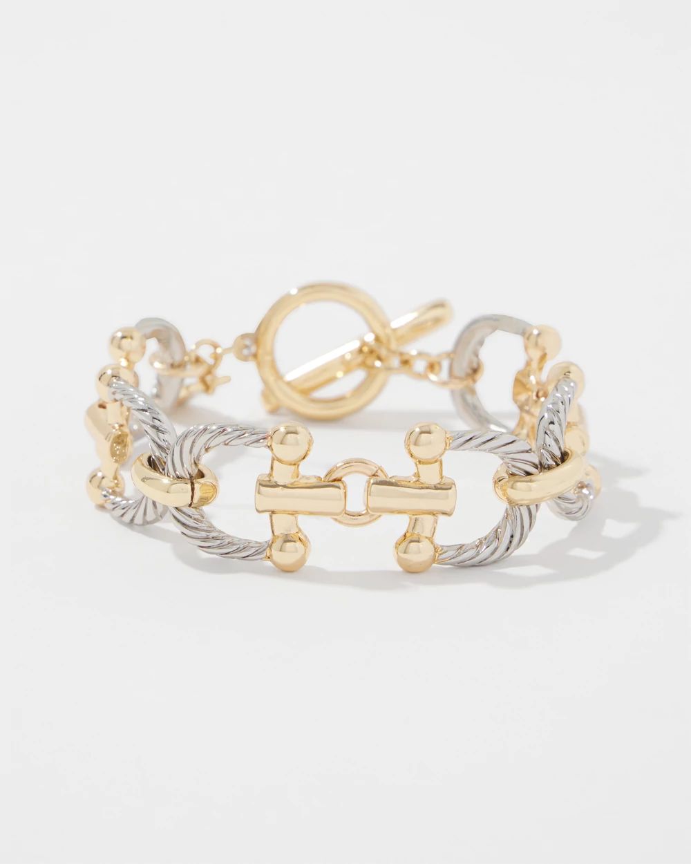 Horsebit Toggle Bracelet | White House Black Market
